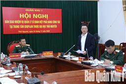 Bàn giao nhiệm vụ quản lý sĩ quan biệt phái đang công tác tại Trung tâm GDQP&AN thuộc Đại học Thái Nguyên